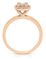 inel de logodna aur 14 kt baguette cu diamante RG103882-314-P