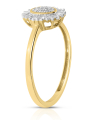 inel de logodna aur 14 kt baguette cu diamante EU08430RF0015-Y