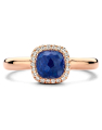 inel Tirisi Jewelry Milano aur 18 kt cu diamante si lapis lazuli TR9624LA-P