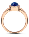 inel Tirisi Jewelry Milano aur 18 kt cu diamante si lapis lazuli TR9624LA-P