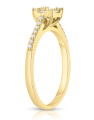 inel de logodna aur 14 kt baguette pave cu diamante RG097497-214-Y