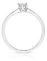 inel de logodna aur 14 kt solitaire cu diamant RG082851-20-114-W