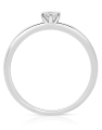 inel de logodna aur 14 kt solitaire cu diamant RG082852-15-114-W