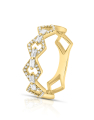 inel aur 14 kt cu diamante SR31436-Y