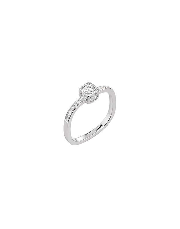 Inele de logodna Dinh Van Le Cube Diamant 208222-W